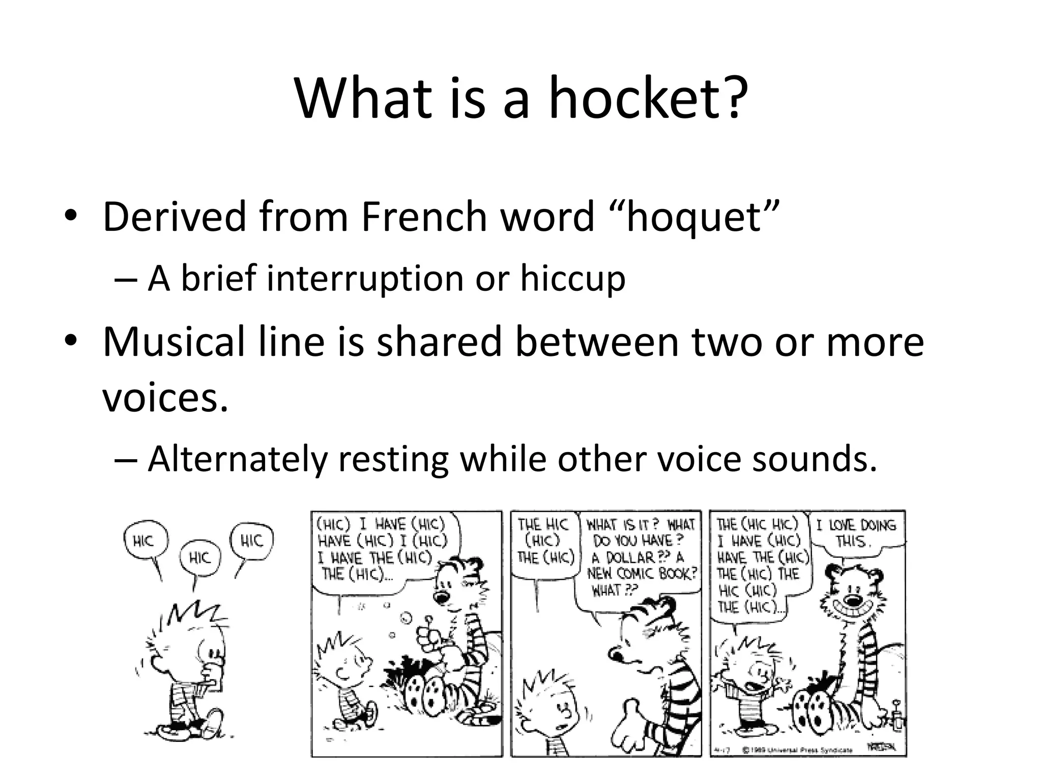 The Hocket By Collin Dennen PPT kaoc-gallery