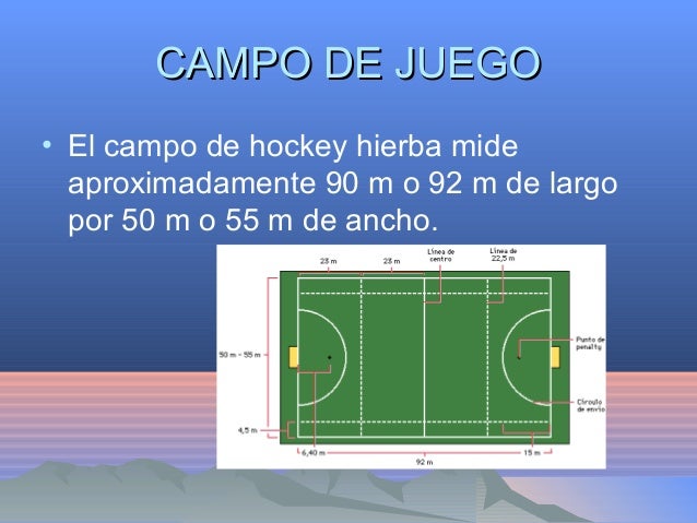 Cuanto Mide Un Campo De Hockey Hierba
