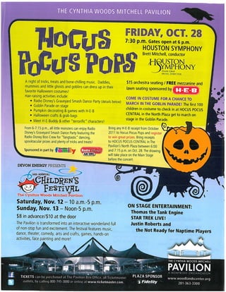 Hocus Pocus Pops in The Woodlands and The Childrens Festival