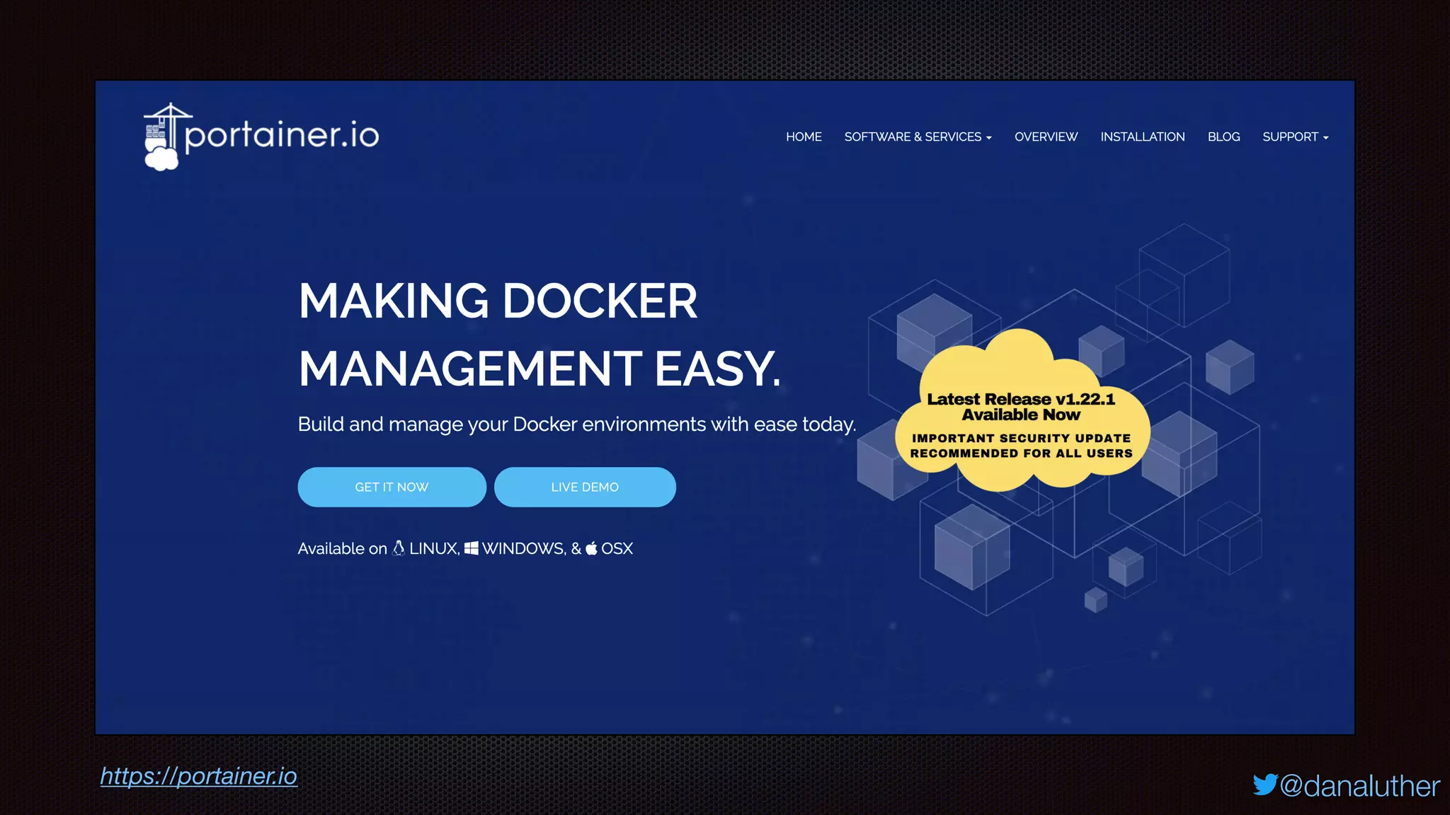 @danalutherhttps://portainer.io
 