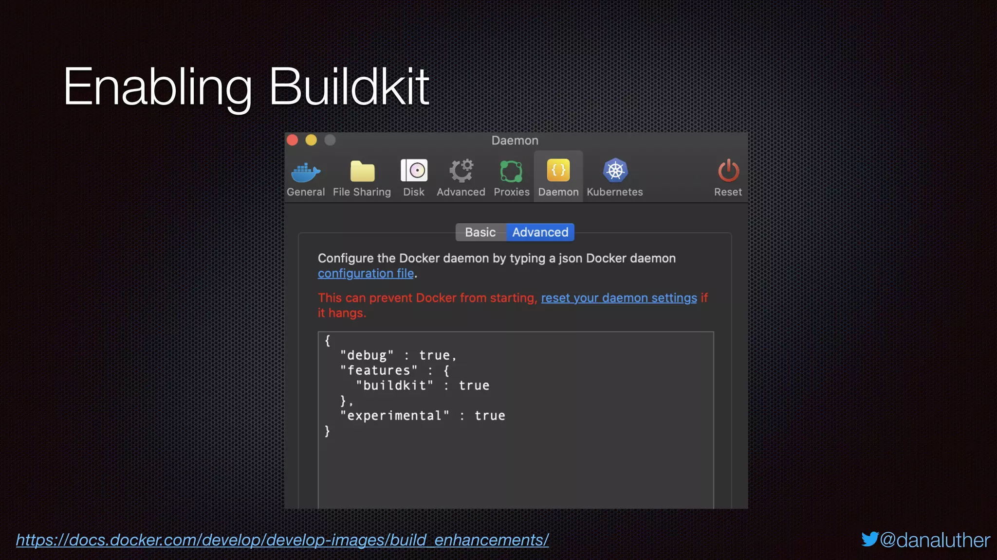 @danaluther
Enabling Buildkit
https://docs.docker.com/develop/develop-images/build_enhancements/
 