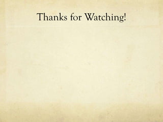 Thanks for Watching!
 