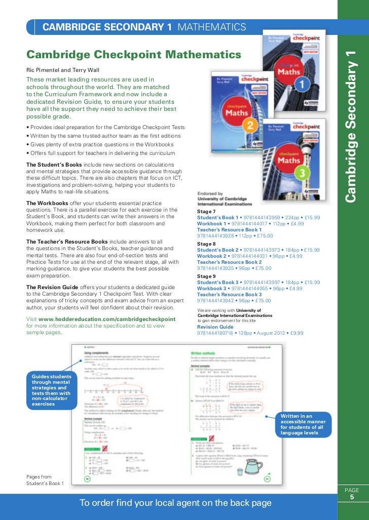 books 1 cambridge secondary english Hodder