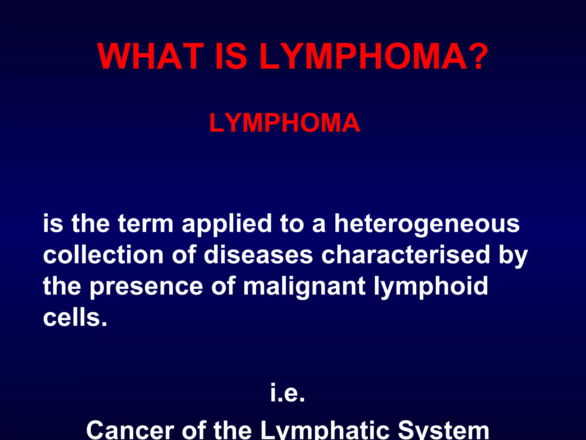 Hodgkin’S And Non Hodgkin’S Lymphoma | PPT
