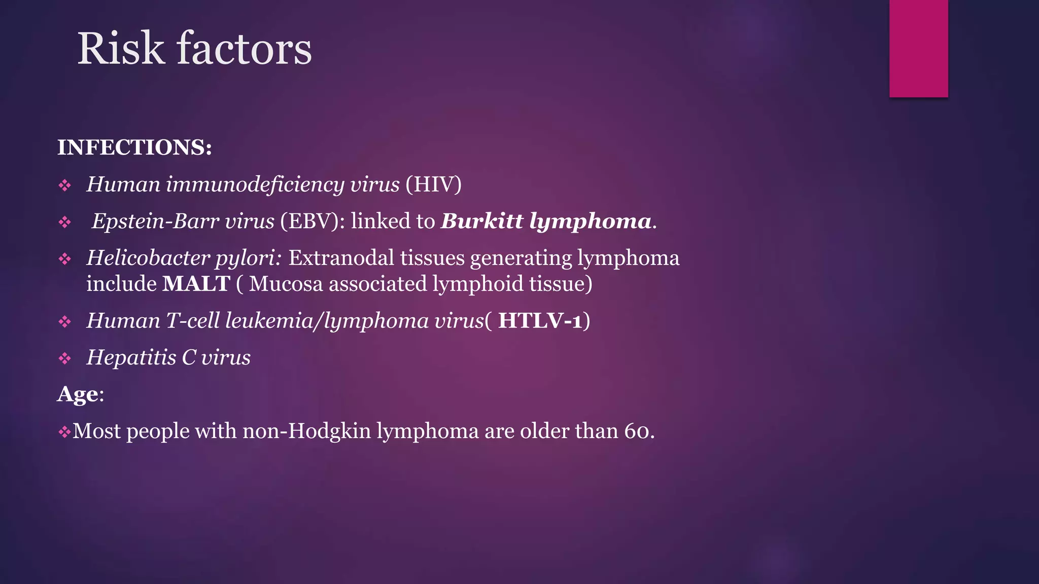 Hodgkins & Non-Hodgkins Lymphomas | PPTX