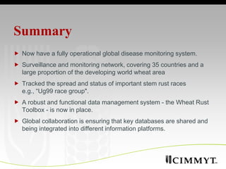 Tracking the wheat rust pathogens | PPTX