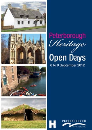 Heritage
Peterborough


Open Days
6 to 9 September 2012
 