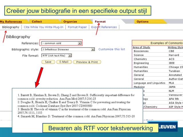 Hoe maak ik een bibliografie met EndNote Basic of Mendeley
