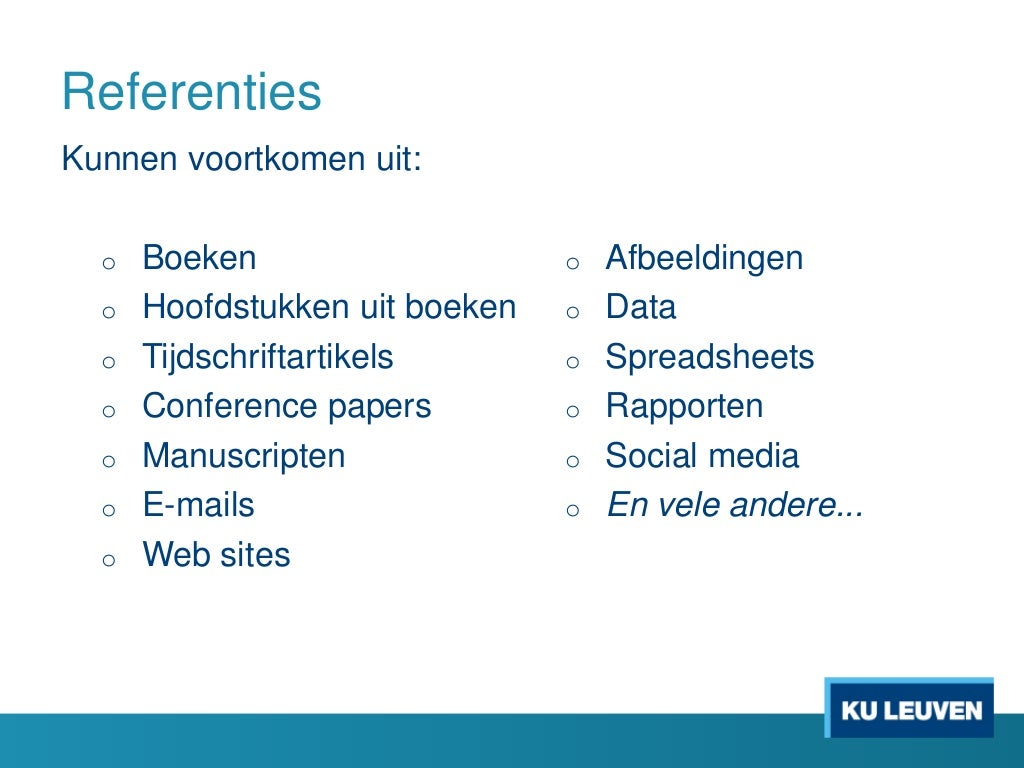 Hoe maak ik een goede bibliografie - Inleiding