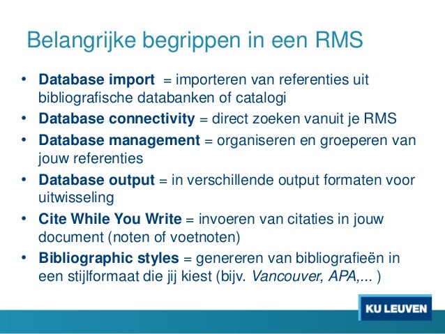 Hoe maak ik een goede bibliografie - Inleiding