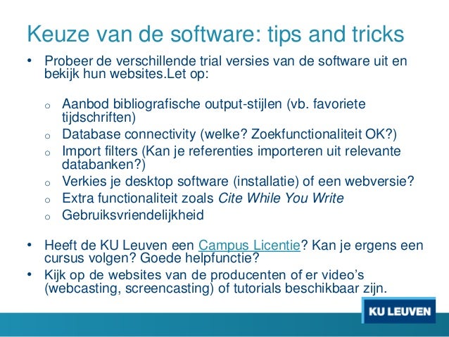 Hoe maak ik een goede bibliografie - Inleiding