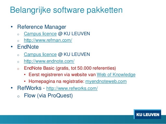 Hoe maak ik een goede bibliografie - Inleiding