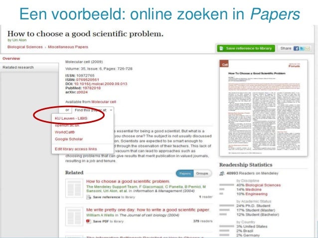 Hoe maak ik een goede bibliografie - Inleiding