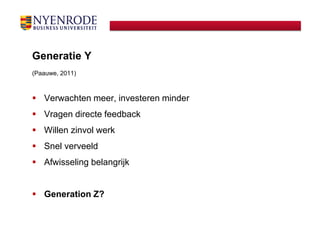 Nyenrode, Hoe strategisch is hr wel (of) niet 25/03/2013