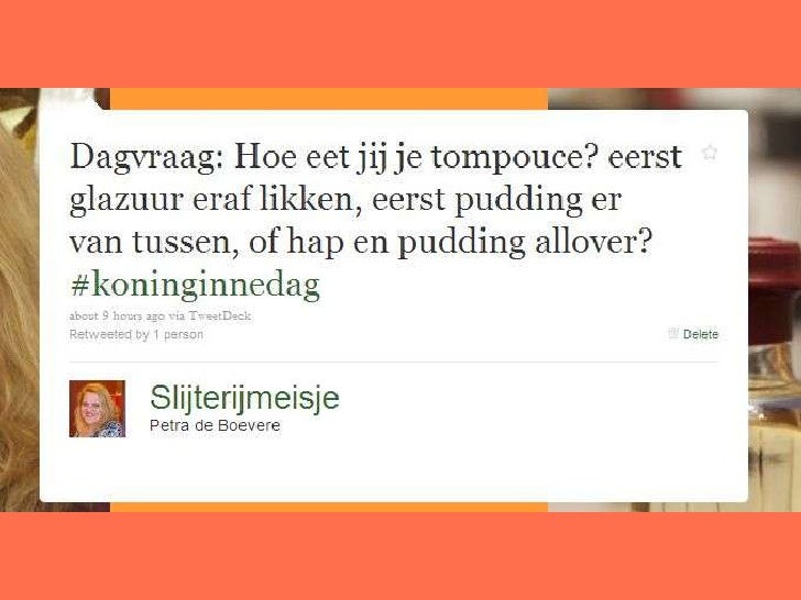 Hoe eet Nederland een tompouce?