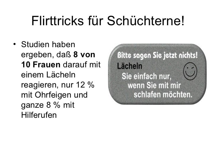 Flirttricks für frauen