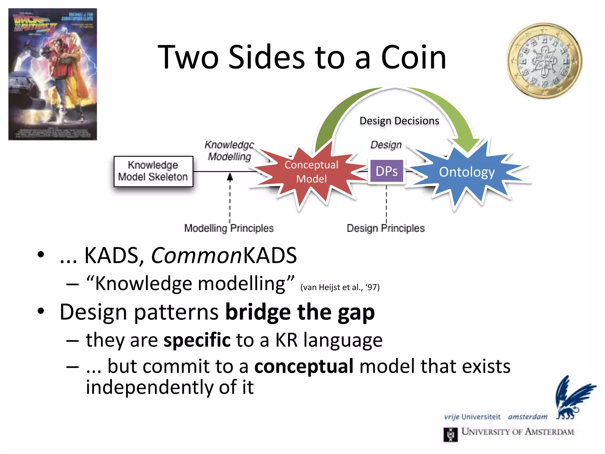 Linguistics“Give a muffin to a moose” vs. “Give a moose a muffin”“Biff drove the car to Chicago” vs. “Biff drove Chicago the car”Linguistic expressions follow cognitive rules (Pinker, 2007)Recurring structures in languageCan be reapplied to create new meaningSignal fundamental concepts of thought“We gather our ideas, put them into words, and if our verbiage is not empty or hollow, we might get these ideas across to a listener, who can unpack our words to extract their content”