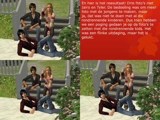 En hier is het reasultaat! Drie foto’s met Jairo en Tyler. De bedoeling was om meer foto met de jongens te maken, maar ja, dat was niet te doen met al die rondrennende kinderen. Dus toen hebben we een poging gedaan je op de foto’s te zetten met die rondrennende kids. Het was een flinke uitdaging, maar het is gelukt.