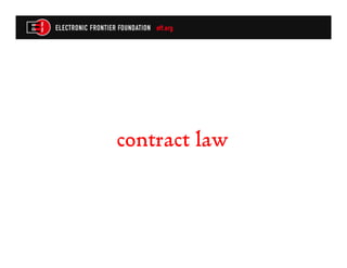 contract law
 