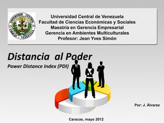 Universidad Central de Venezuela
             Facultad de Ciencias Económicas y Sociales
                  Maestría en Ger...