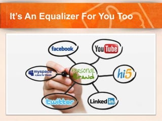 It’s An Equalizer For You Too
 