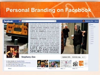 Personal Branding on Facebook
 