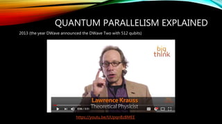 Quantum Parallelism Explained Taking Quantum Computing for a Spin: What is Imaginary and What is Real ...