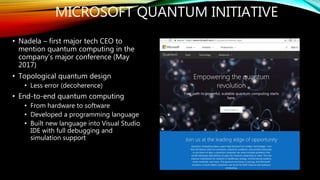 Taking Quantum Computing for a Spin: What is Imaginary and What is Real ...