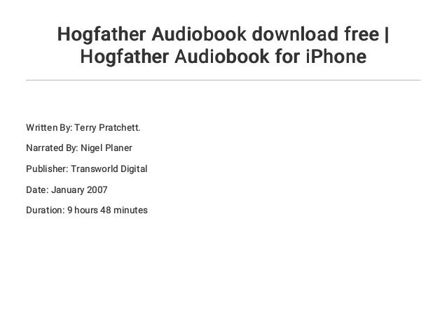 download hogfather audiobook download hogfather audiobook