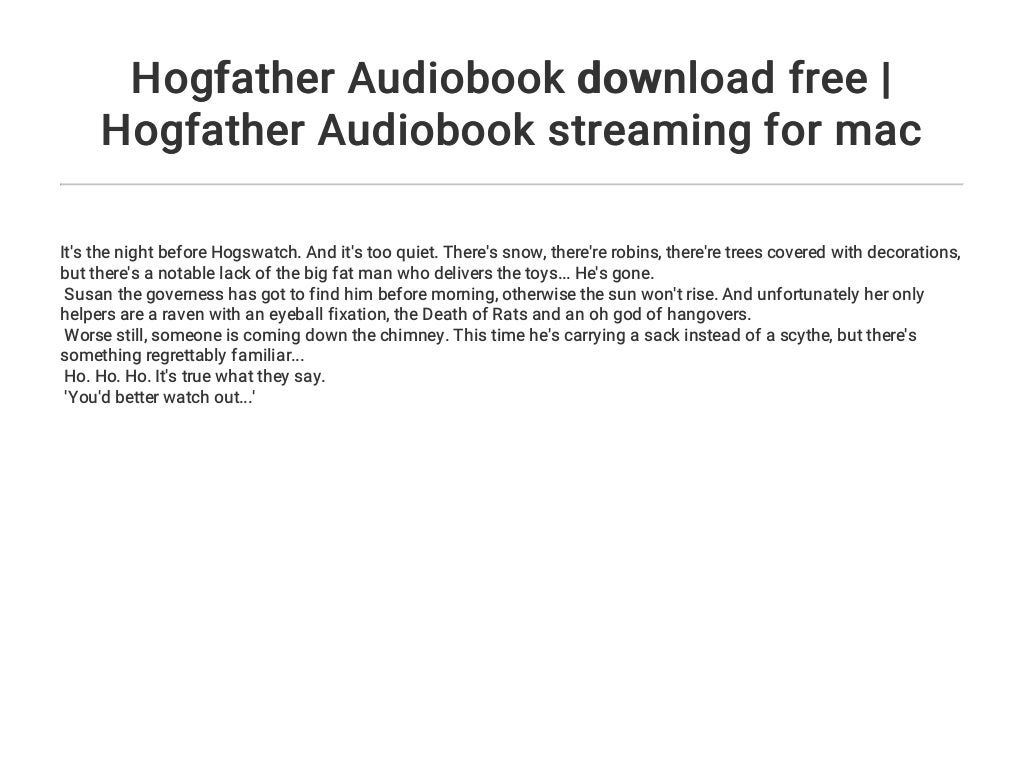 download hogfather audiobook download hogfather audiobook