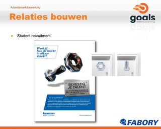 Relaties bouwen Student recruitment 