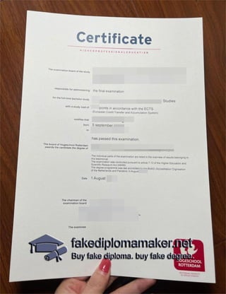 Hogschool Rotterdam diploma