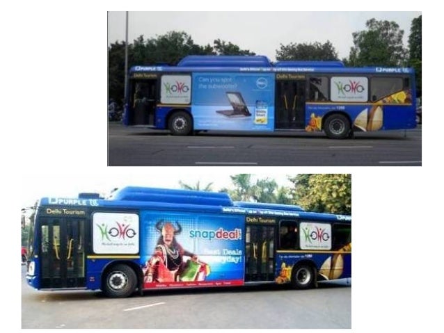 Hoho bus advertising - Bus Branding in Delhi