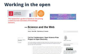 Open Knowledge Maps - A Visual Interface to the World's Scientific ...