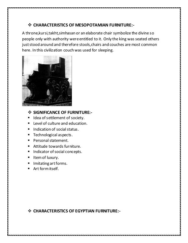 Furniture Design History history of furniture in interior design Furniture Design History history of furniture in interior design