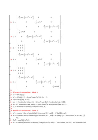 #Forward recursion: Link 1
#Forward recursion: Link 2
 
