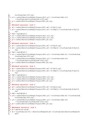 #Forward recursion: Link 3
#Forward recursion: Link 4
#Forward recursion: Link 5
#Forward recursion: Link 6
#Backward recursion: Link 6
 