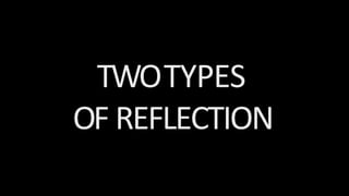 TWOTYPES
OF REFLECTION
