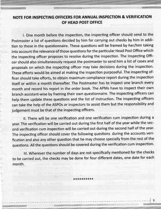 Postal Box Inspection Form HEAD OFFICE AND GENERAL POST OFFICE INSPECTION QUESTIONARIE.pdf