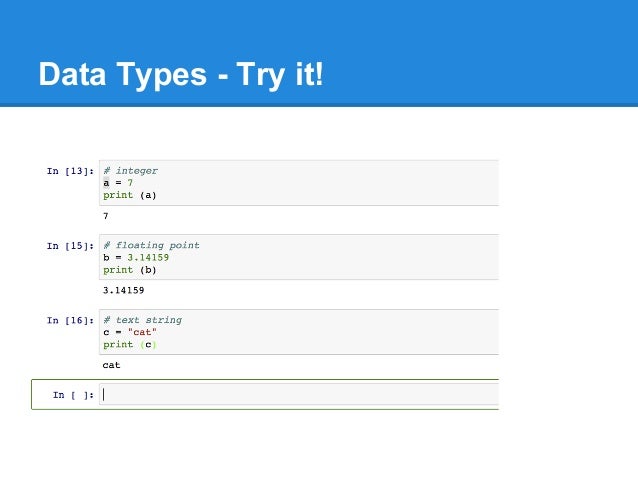 A Gentle Introduction to Coding ... with Python