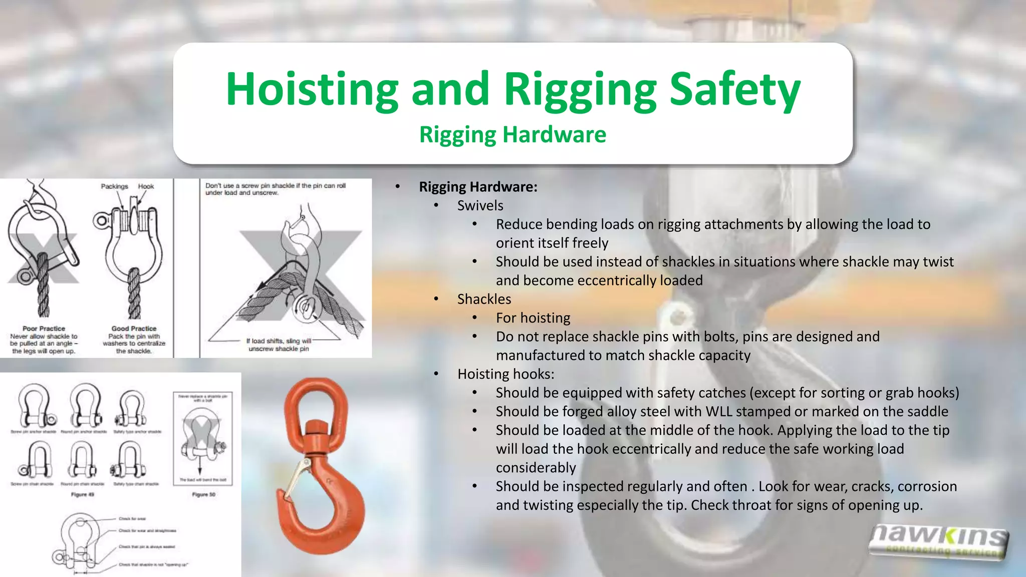 Hoisting and Rigging Safety PPT