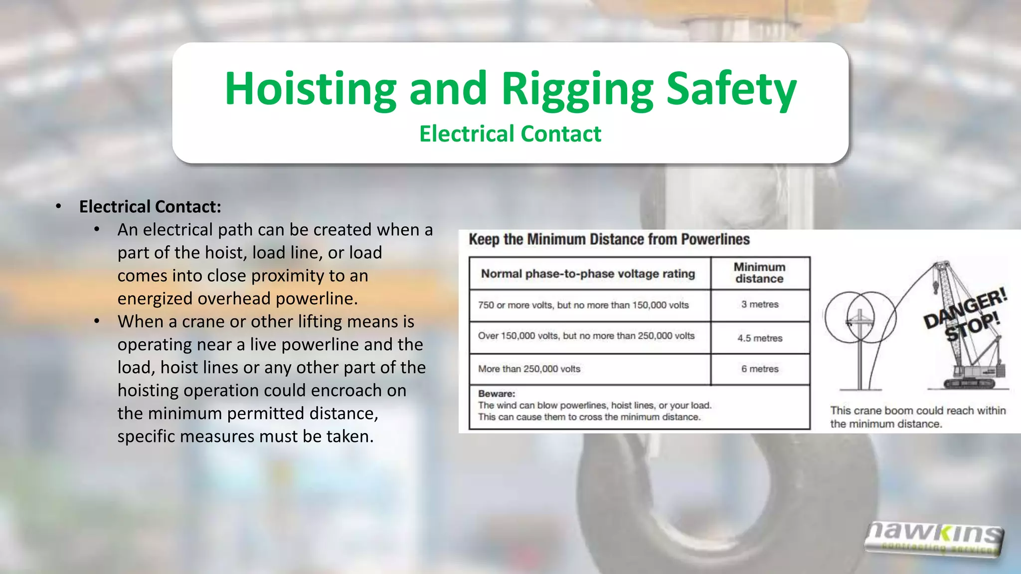 Hoisting and Rigging Safety PPT