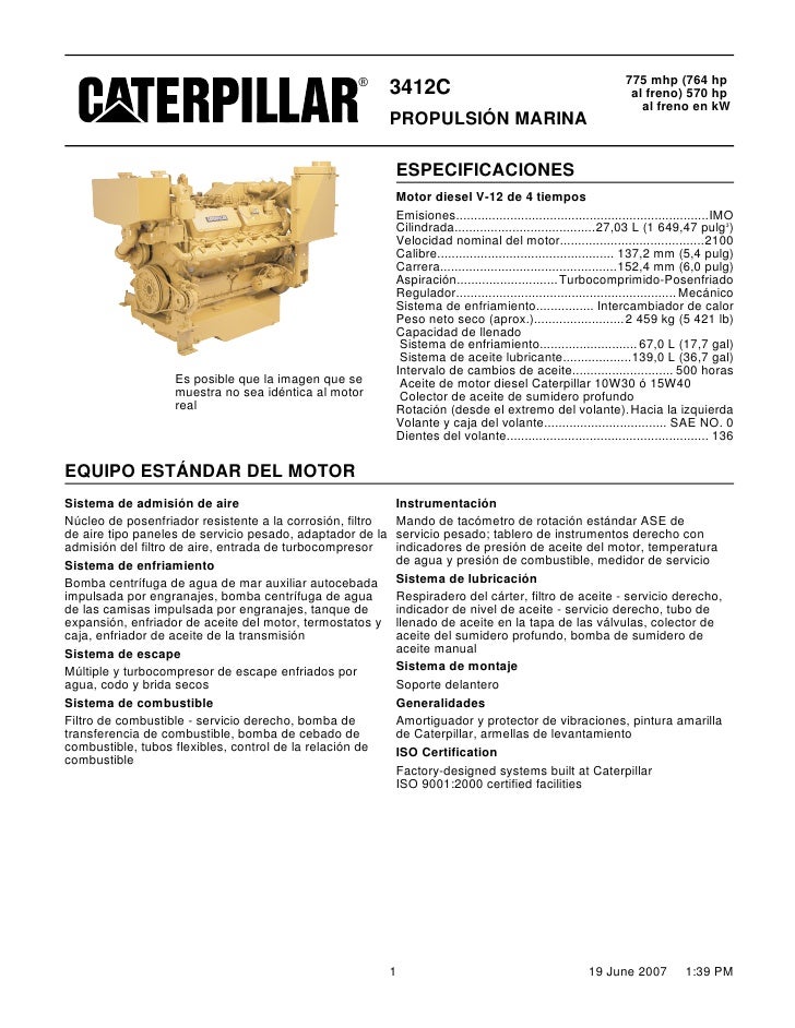 caterpillar engine 3412 38s13236 up service manual