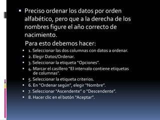 3. Seleccionar la etiqueta “Opciones”.