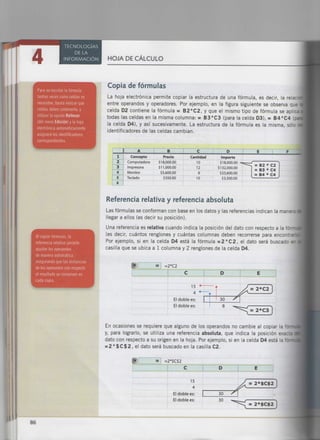 Hoja de cálculo (excel)