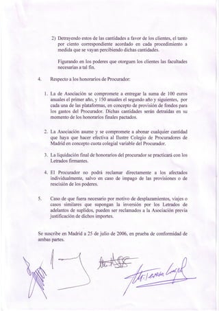 Hoja de encargo abogado gil robles