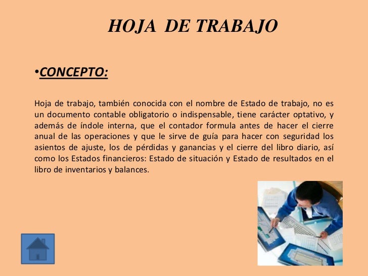 Hoja de trabajo por Andrea Alva