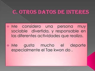 Hoja de vida de Rocio Gutierrez