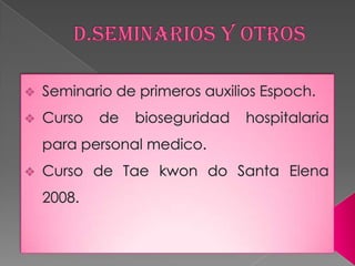 Hoja de vida de Rocio Gutierrez