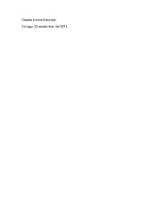 Hoja de vida de lorena